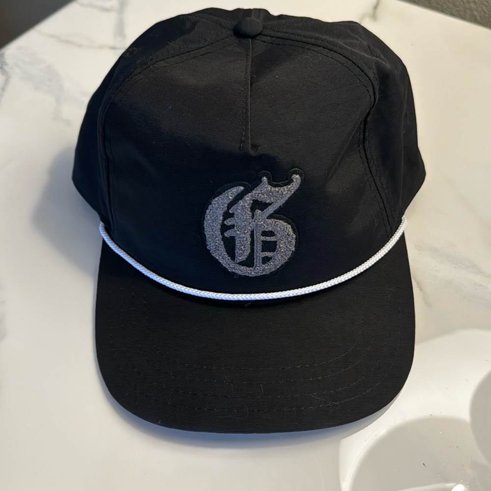 Greyson Black Chenille G Rope Hat